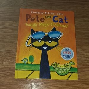 Pete the Cat and His Magic Sunglasses Book - Hard Cover Book.